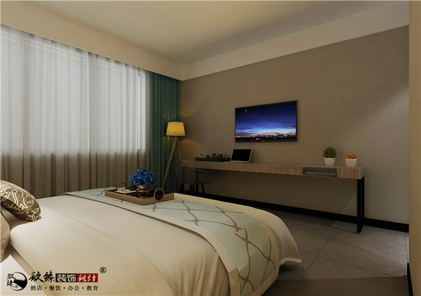 同心白云酒店装修设计|在有限的空间中创造出完美的功能，高雅、典雅的风格，极富个性和舒适的环境。